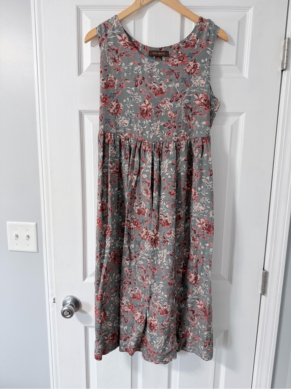 April Cornell Cotton Floral Sleeveless Dress